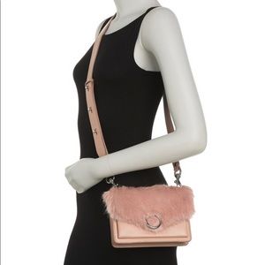 Rebecca Minkoff Faux Fur Jean Crossbody in Doe